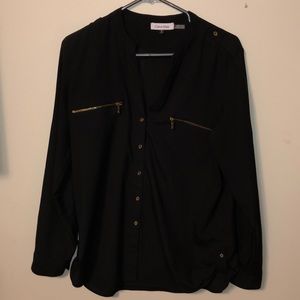 Calvin Klein Black blouse